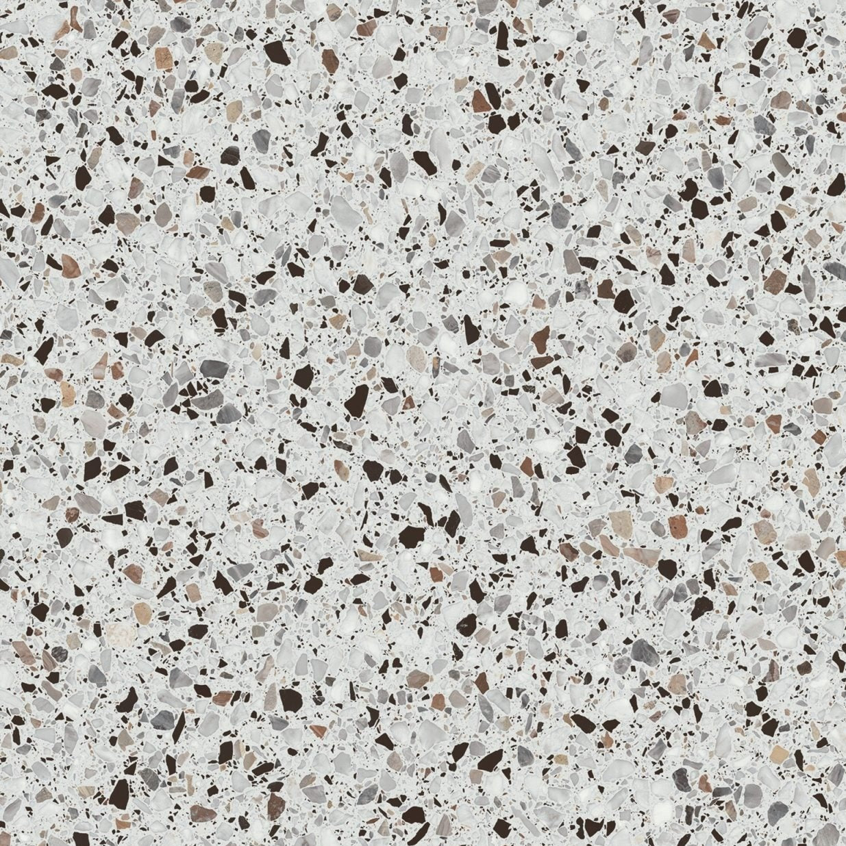Mesa Ivy Redonda 90Ø Terrazzo 2 Base Beige