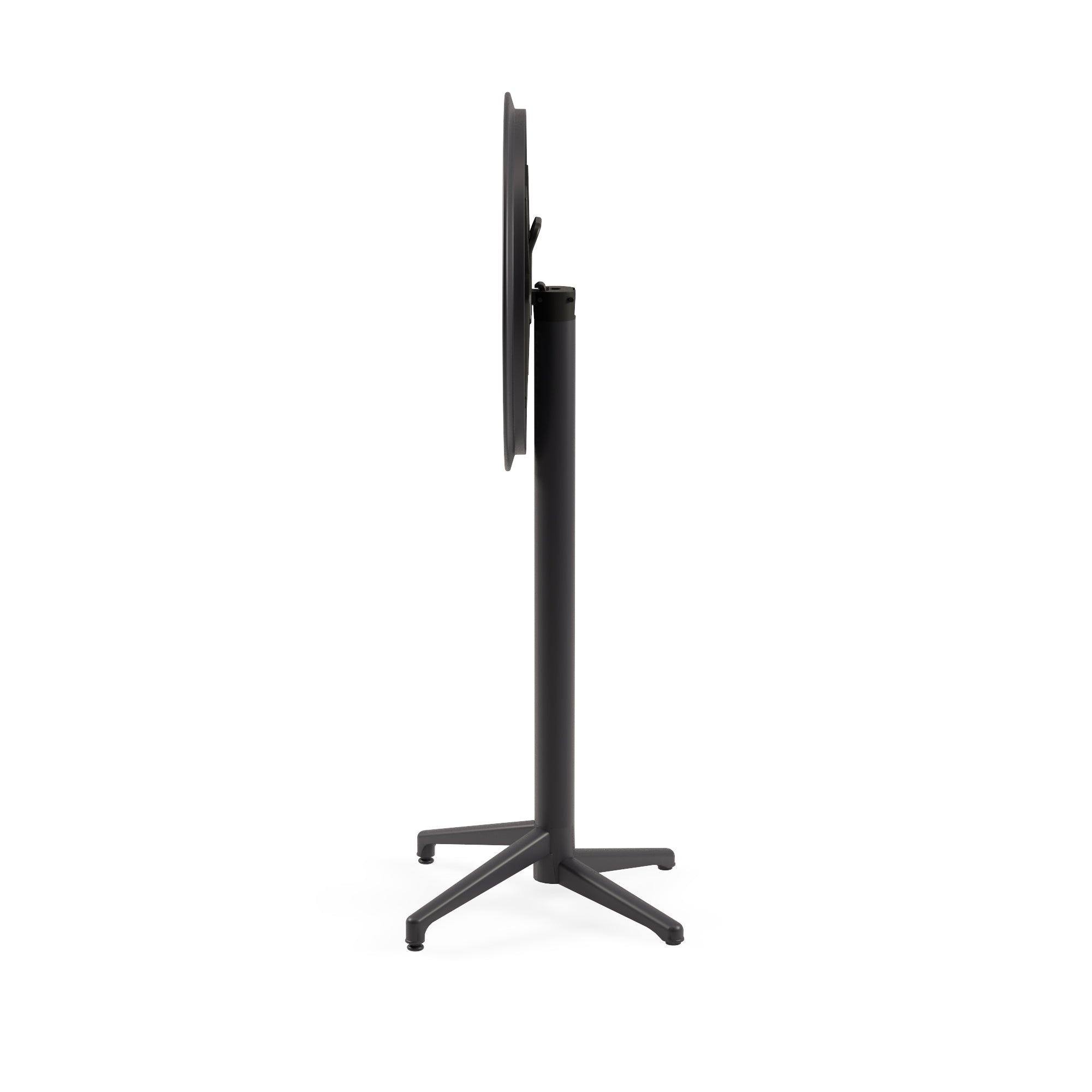 Mesa Moon Bar 60Ø Redonda Plegable Negro
