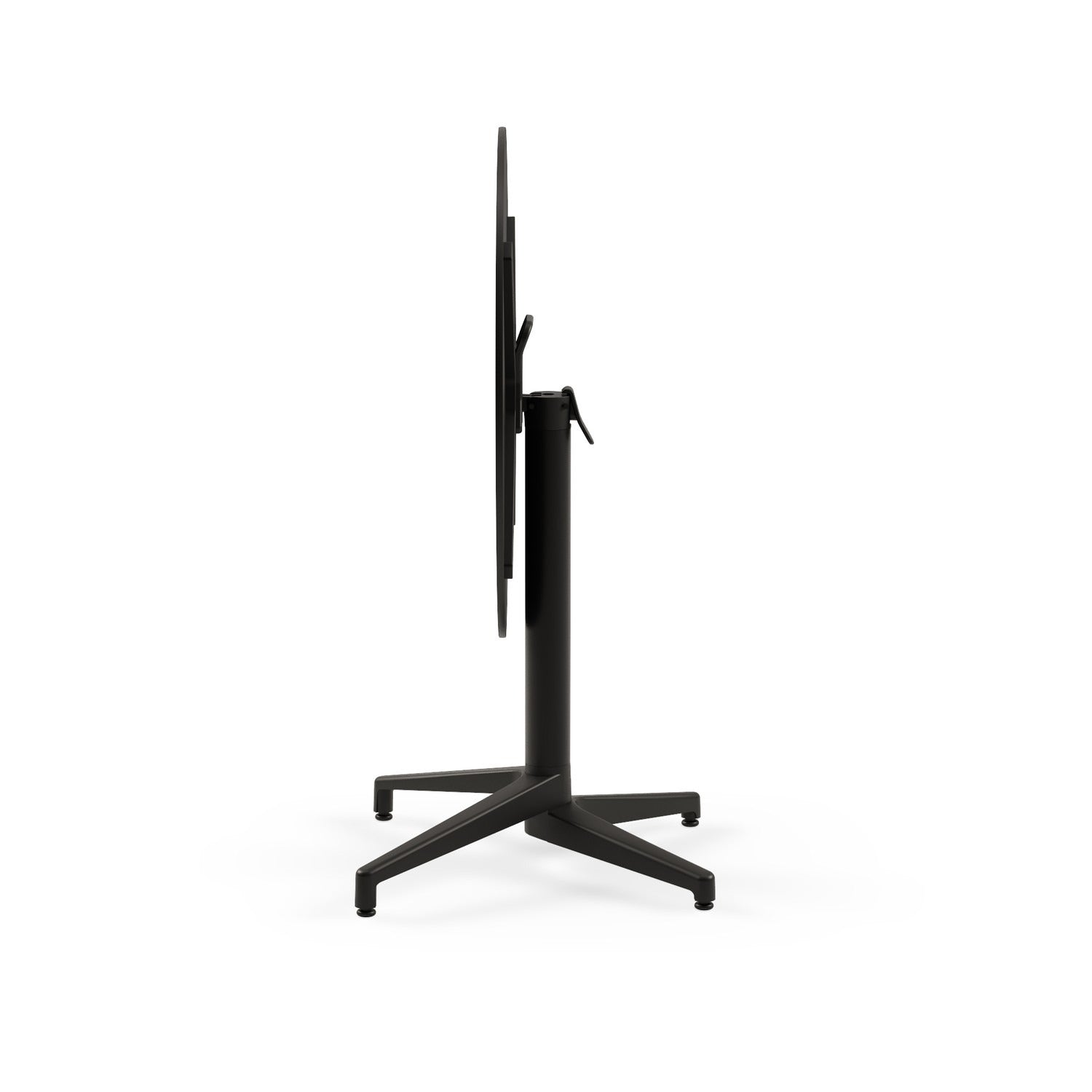 Mesa Moon-C 77Ø Redonda Plegable Novecento Base Negra