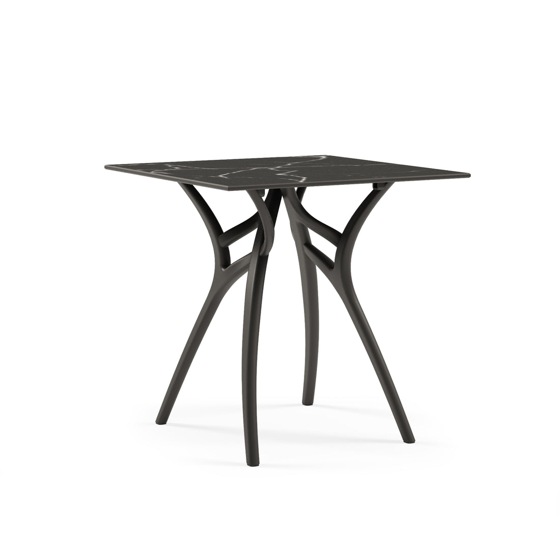 Mesa Ivy 77 x 77 Mármol Negro