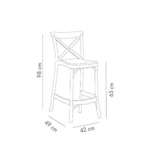 Taburete 65 CM Capri