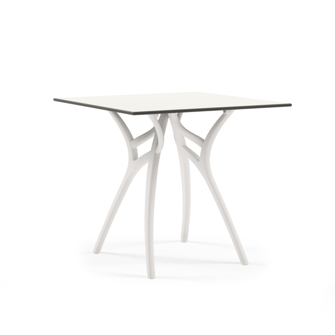 Mesa Ivy 77x77  Blanco Base Blanca