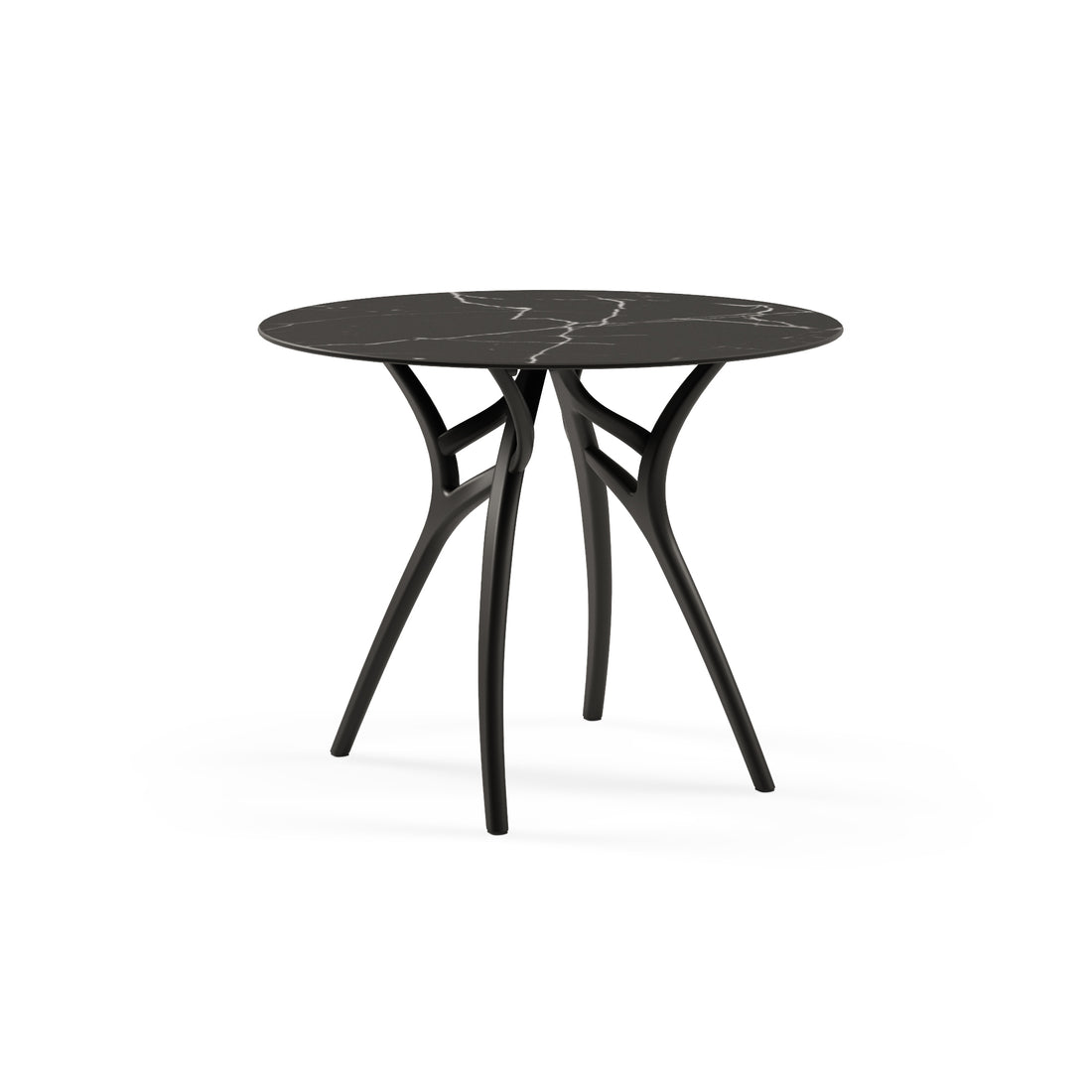 Mesa Ivy Redonda 90Ø Mármol Negro