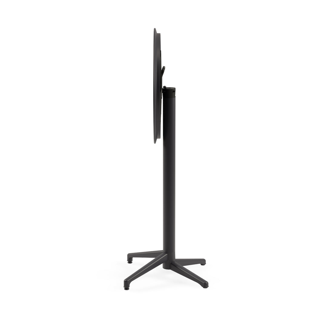 Mesa Moon Bar 60Ø Redonda Plegable Negro