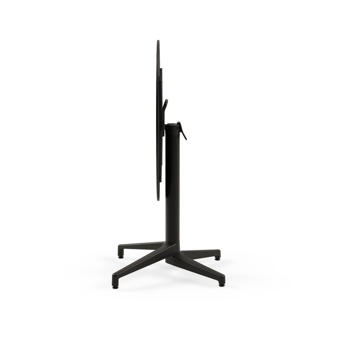 Mesa Moon-C 77Ø Redonda Plegable Novecento Base Negra