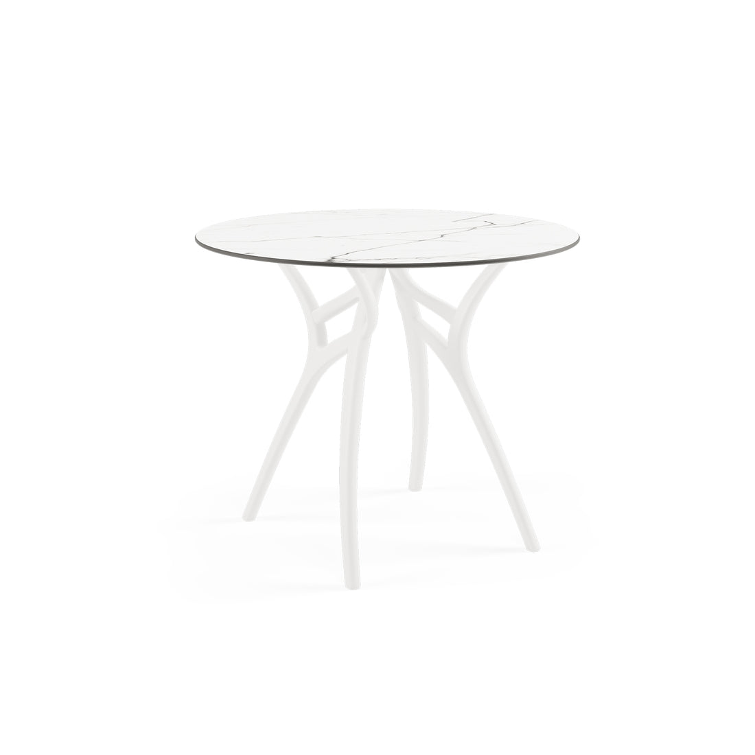 Mesa Ivy Redonda 90Ø Mármol Blanco