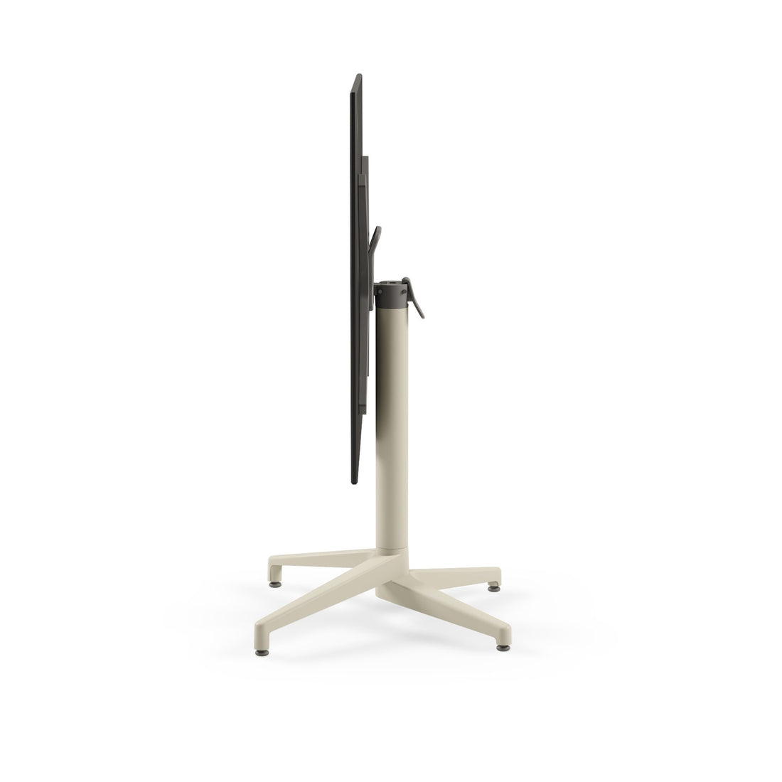 Mesa Moon-C 77x77 Plegable Terrazzo 2 Base Beige