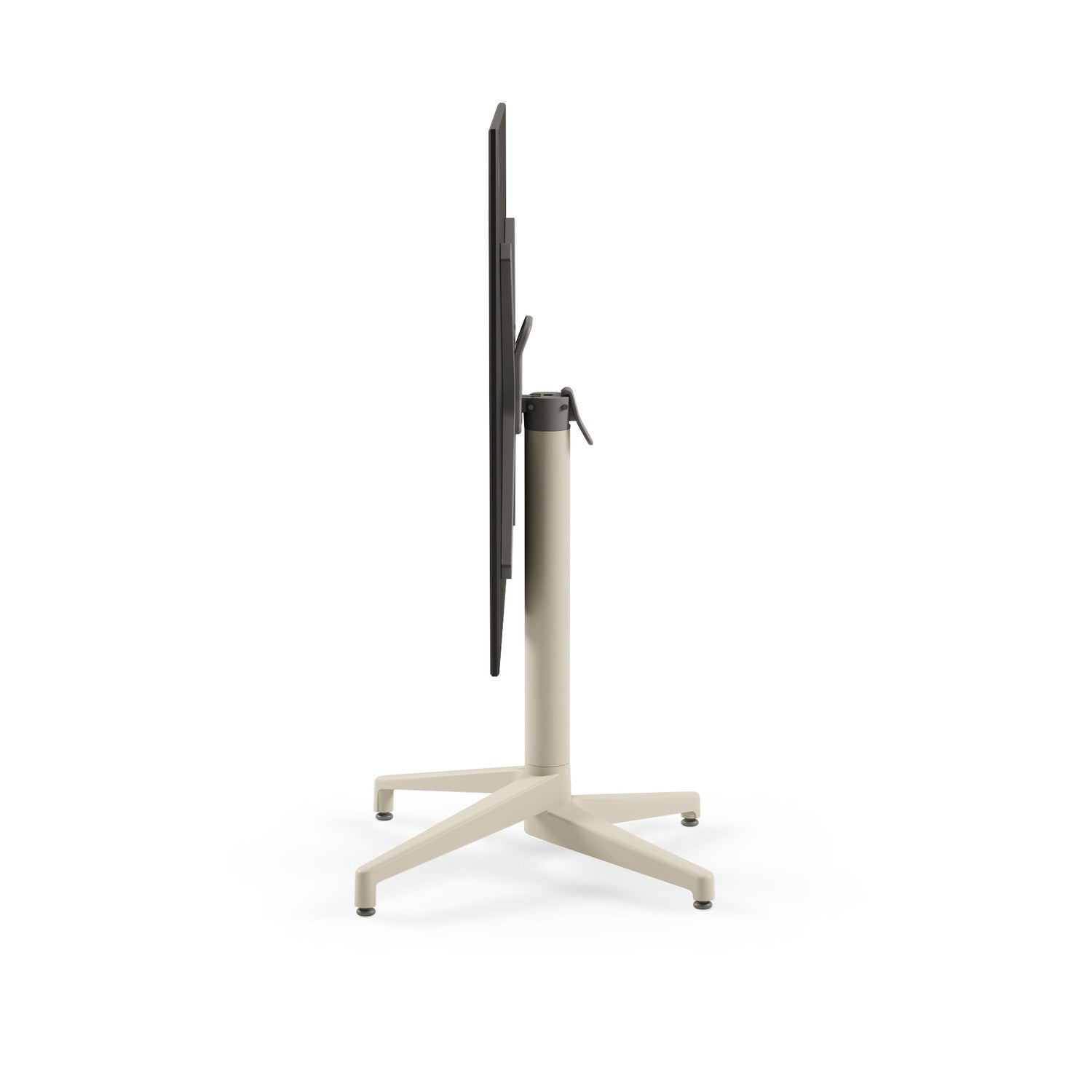 Mesa Moon-C 77x77 Plegable Terrazzo 2 Base Beige
