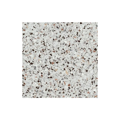 Mesa Moon-C 77x77 Fija Terrazzo 2 Base Negra